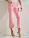 Love It Curvy Classic Solid Straight Leg Crop Jeggings