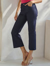 Love It Curvy Classic Solid Straight Leg Crop Jeggings