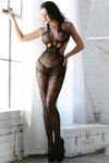 Love It Curvy Tribal Cutout Crotchless Fishnet Bodystocking