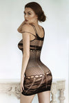 Love It Curvy Enchantress Fishnet Dress
