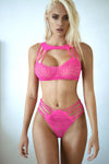 Tribal Design 2-Piece Fishnet Bodystocking | Love It Curvy