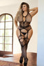 Total Babe Cut Out Fishnet Bodystocking | Love It Curvy