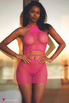 Rhinestone Baddie Two-Piece Lingerie Set | Love It Curvy