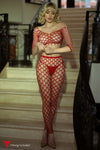 Loose Ends Two-Piece Fishnet Set with Thong | Love It Curvy