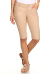 Love It Curvy 5 Pocket Classic Bermuda Shorts
