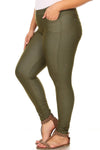 Love It Curvy Plus Size Cotton-Blend 5-Pocket Skinny Jeggings