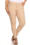 Love It Curvy Plus Size Cotton-Blend 5-Pocket Skinny Jeggings