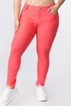 Love It Curvy Plus Size Cotton-Blend 5-Pocket Skinny Jeggings