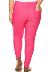 Love It Curvy Plus Size Cotton-Blend 5-Pocket Skinny Jeggings