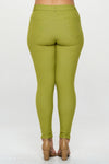 Love It Curvy Plus Size Cotton-Blend 5-Pocket Skinny Jeggings