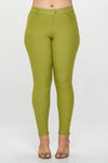 Love It Curvy Plus Size Cotton-Blend 5-Pocket Skinny Jeggings