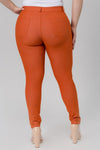 Love It Curvy Plus Size Cotton-Blend 5-Pocket Skinny Jeggings