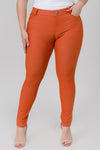 Love It Curvy Plus Size Cotton-Blend 5-Pocket Skinny Jeggings
