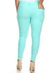 Love It Curvy Plus Size Cotton-Blend 5-Pocket Skinny Jeggings