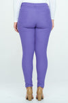 Love It Curvy Plus Size Cotton-Blend 5-Pocket Skinny Jeggings