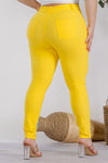 Love It Curvy Plus Size Cotton-Blend 5-Pocket Skinny Jeggings