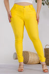 Love It Curvy Plus Size Cotton-Blend 5-Pocket Skinny Jeggings