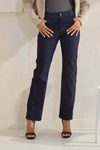 Love It Curvy Classic Solid Straight Leg Jeggings