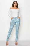 Love It Curvy Clouded Skies 5-Pocket Cotton Blend Jeggings