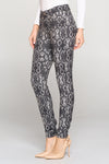 Love It Curvy Snakeskin Print 5-Pocket Jeggings