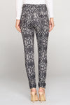 Love It Curvy Snakeskin Print 5-Pocket Jeggings