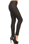 Love It Curvy Cotton-Blend 5-Pocket Skinny Jeggings