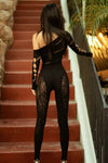 Lose Control Off-Shoulder Bodystocking | Love It Curvy