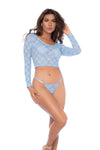 Symphony Crop top Set by Mapale at Love It Curvy