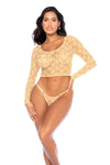 Symphony Crop top Set by Mapale at Love It Curvy