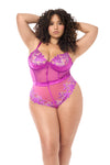 Twilight Orchid Teddy Plus by Mapale at Love It Curvy