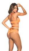 Stunning Strappy Wrap Around Halter Top by Mapale at Love It Curvy