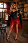 Lavish 6-Piece Saloon Girl Corset Costume