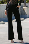 Love It Curvy Ponte Pants with Inner Side Opening