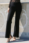 Love It Curvy Ponte Pants with Inner Side Opening