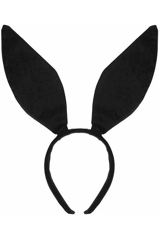Black Satin Bunny Ears - Love it Curvy