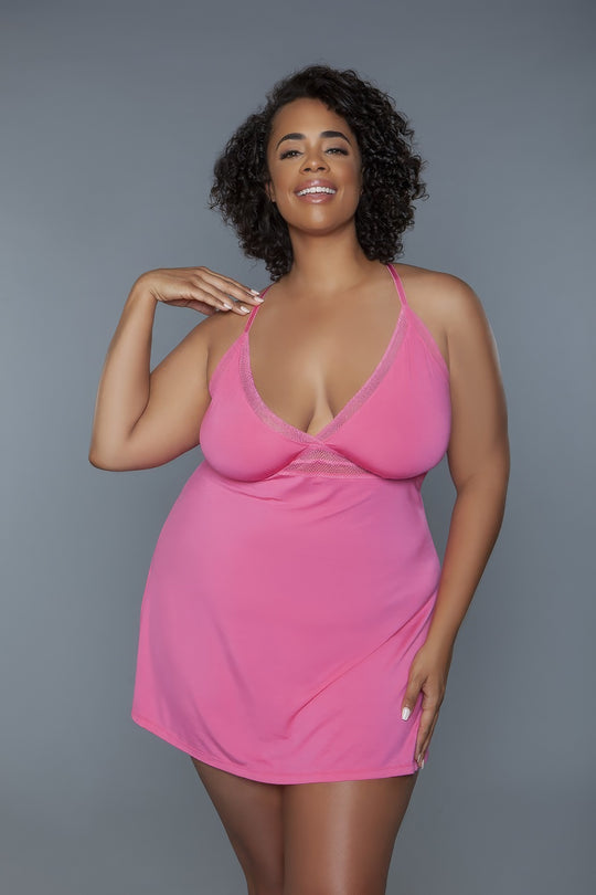 1 Pc Mini-length Babydoll - Love it Curvy