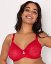 No Show Lace Unlined Underwire Bra | Love It Curvy