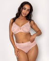 No Show Lace Unlined Underwire Bra | Love It Curvy