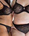 No Show Lace Unlined Underwire Bra | Love It Curvy
