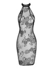 Midi tulle dress with velvet straps in the back | Love it Curvy on model