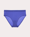 Sheer Mesh High Cut Brief Panty - Radiant Plum