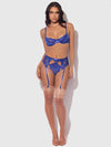 Harlow Lace Underwire Bra & High Waist Backless Panty Set from Love It Curvy