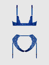 Harlow Lace Underwire Bra & High Waist Backless Panty Set from Love It Curvy