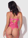 Harlow Lace & Mesh Underwire Teddy from Love It Curvy