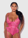 Harlow Lace & Mesh Underwire Teddy from Love It Curvy