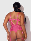 Harlow Lace & Mesh Underwire Teddy from Love It Curvy