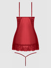 Harlow Lace & Mesh Babydoll & G-String Set from Love It Curvy