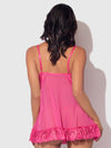 Harlow Lace & Mesh Babydoll & G-String Set from Love It Curvy