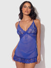 Harlow Lace & Mesh Babydoll & G-String Set from Love It Curvy