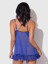 Harlow Lace & Mesh Babydoll & G-String Set from Love It Curvy